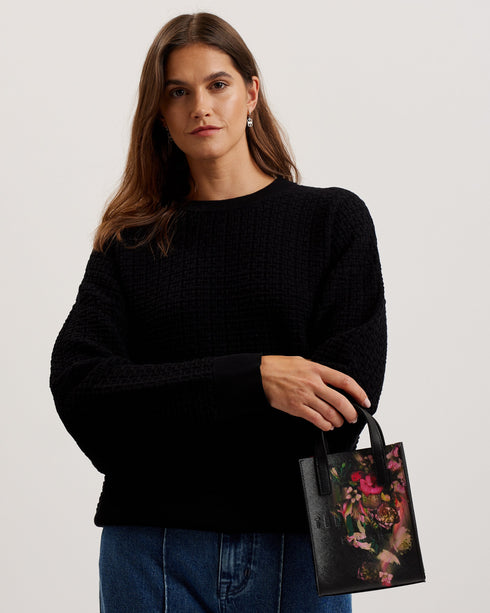 SALLIYA-Bags-Printed Floral Mini Icon Bag- Ted Baker Romania